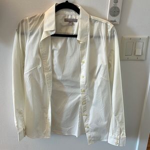 Banana Republic white blouse, size 4